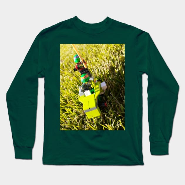 Lego Turtle Power Long Sleeve T-Shirt by Hot Rod America